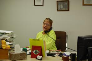 Brenda, office manager at Mainland Cycle Center